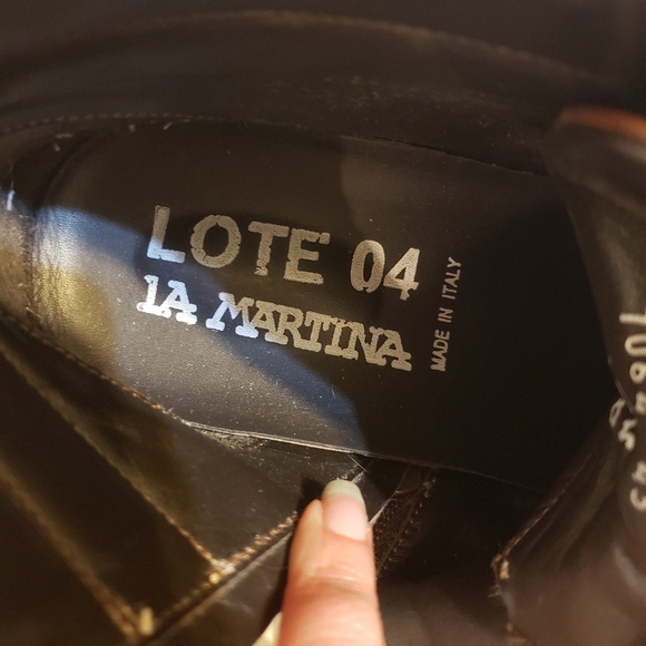 LA MARTINA POLO CUP LEATHER lace/zip-up boot size 43 - Picture 9 of 11